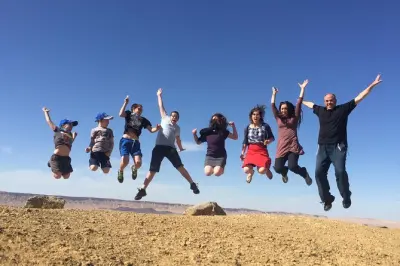 Tour en jeep por el cráter Ramon: 4x4 con guía local