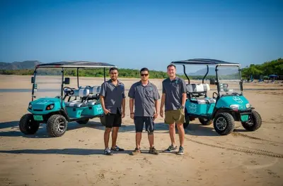 Tamarindo Golfwagen mieten: Elektrische 4- oder 6-Sitzer