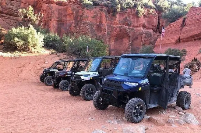 ATV Riding: Peekaboo Slot Canyon & Native American Site