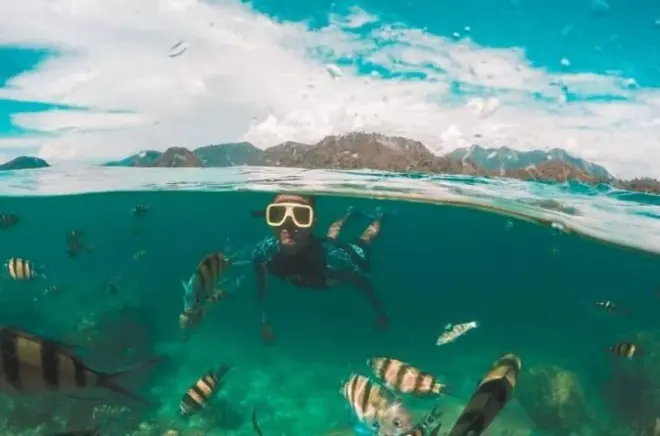 Snorkeling em Padang: Ilhas Pagang e Pasumpahan com almoço