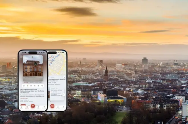 Self-guided Podcast Tour Mannheim: The Square City Code