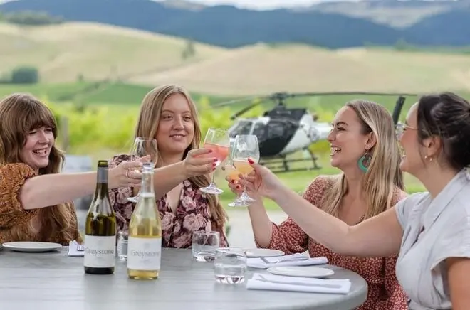 North Canterbury per Helikopter: Wein und Sehenswürdigkeiten erleben