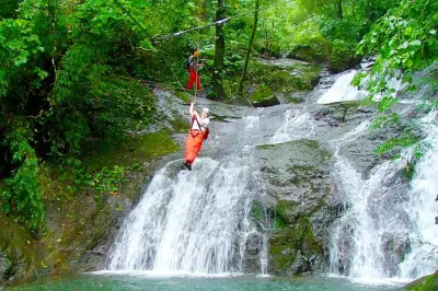 Ziplining in Puntarenas: 18 Lines Over 11 Waterfalls