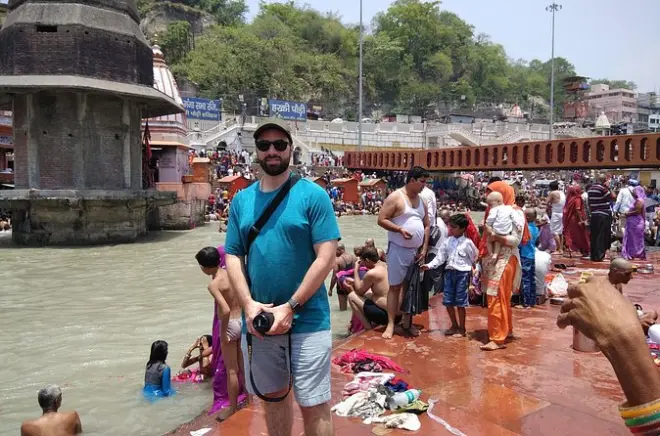 Haridwar private Führung mit Ganga Aarti: Auto & Seilbahn