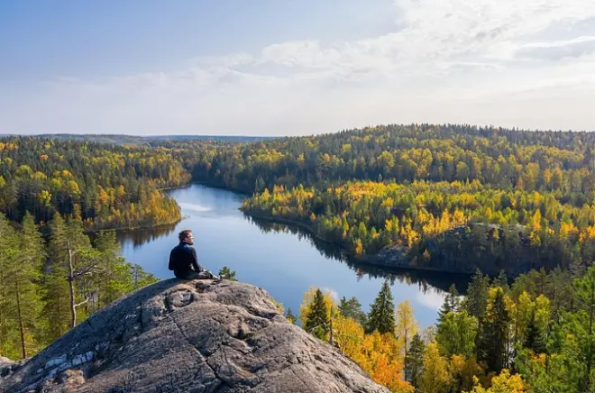Auttiköngäs Nature Trail hike: Arctic forest and Autti Falls