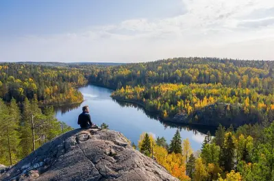 Auttiköngäs Nature Trail hike: Arctic forest and Autti Falls