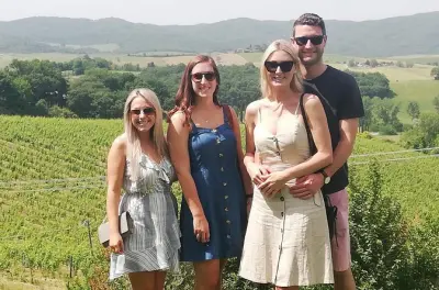 Brunello saindo de Cortona: Visita a duas vinícolas em Montalcino