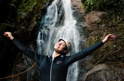 Canyoning in Medellín: Rappel down mountain waterfalls