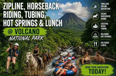 Ziplining, Reiten & Heiße Quellen am Rincón de la Vieja