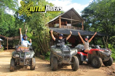 Explore trilhas na sierra madre perto de puerto vallarta em atvs, atravesse rios e termine com uma degustação de tequila. tour privado flexível com guia local e todo equipamento incluso.