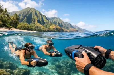 Kauai Snorkeling with Sea Scooter Equipment
