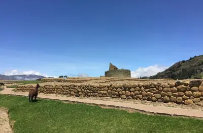 Rovine di Ingapirca da Cuenca: Tempio solare ellittico