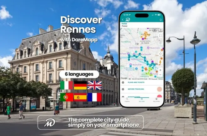 Rennes: Recorrido autoguiado en app con 14+ paradas a tu ritmo