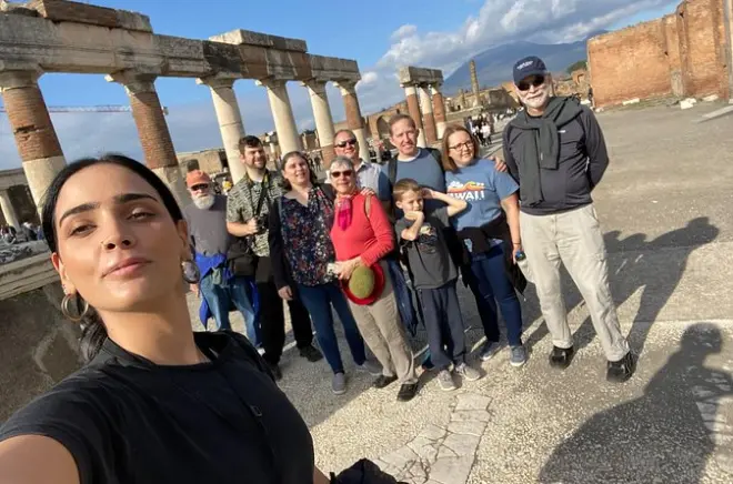 Pompeia saindo de Amalfi: Motorista particular e paradas flexíveis