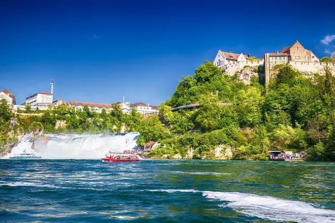 Cascate del Reno da Zurigo: Giro in barca e castello di Laufen
