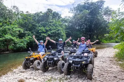 Khao Lak Rafting: Bamboo Raft & ATV Quad Bike