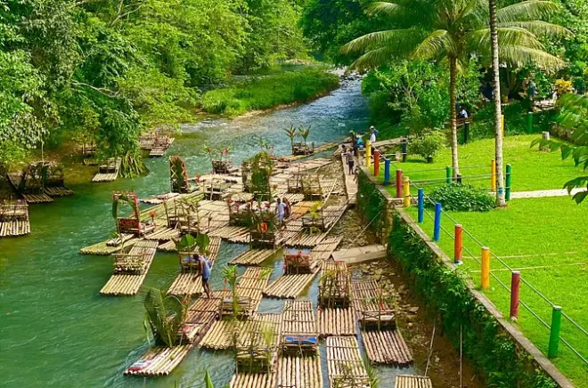 Lethe River Bambusfloßfahrt in Montego Bay: Privatfloß