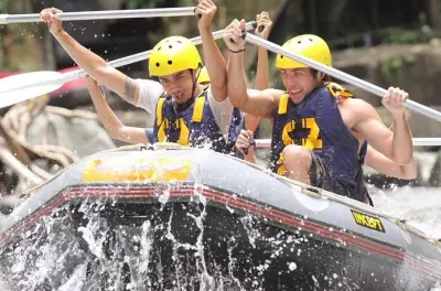 Rafting no rio Ayung em Bali: 33 corredeiras