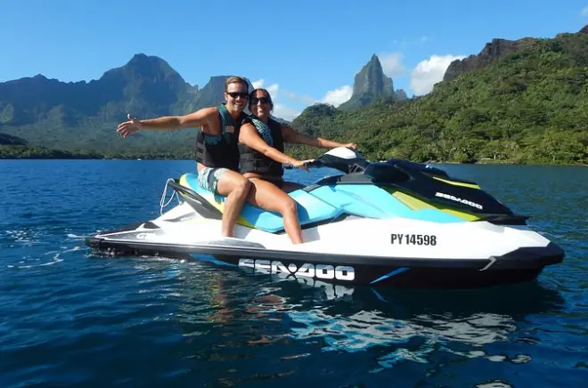 Moorea Quad & Jetski Combo: Pineapple Fields & Stingray Swim