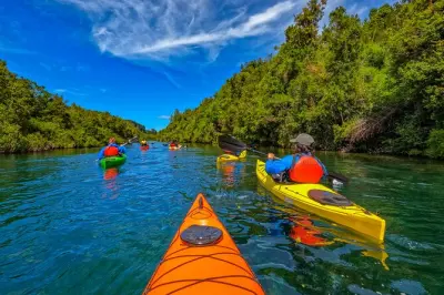 Caiaque no rio Maullin: Remando pela Amazônia do Chile