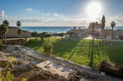 Visite privée à pied de Caesarea : 2 heures avec un guide local