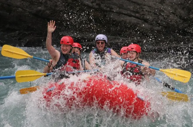 Fraser River Rafting near Mount Robson: Class 3+ Whitewater