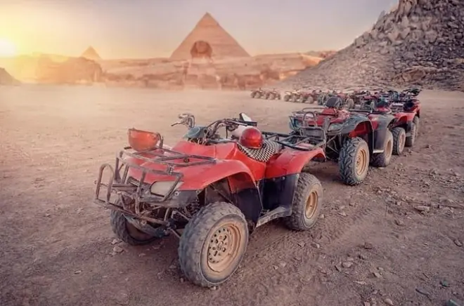 Quad à Gizeh : Balade en quad et pyramides