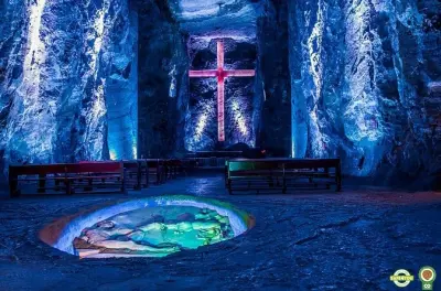 Cathédrale de sel de Zipaquirá et spa, départ de Bogotá, 10h