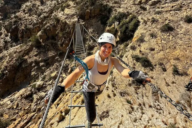Via ferrata Callosa de Segura: Ponti sospesi e cavi