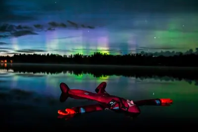 Float under Northern Lights in Rovaniemi: Aurora Floating