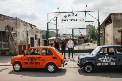 Visite en Fiat rétro à Varsovie : Quartiers cachés loin des foules