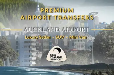 Transfert privé aéroport d’Auckland vers Hamilton porte à porte