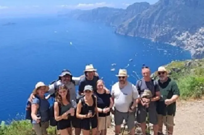 Caminhada na Costa Amalfitana com jantar típico em Positano