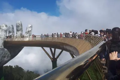 Golden Bridge und Dragon Bridge Tour ab Chan May Hafen