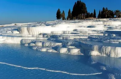 Pamukkale: Piscinas termais, Hierápolis e piscina de Cleópatra
