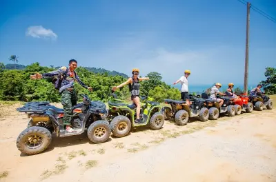 Guidare un ATV a Koh Samui: Punti panoramici nascosti in montagna