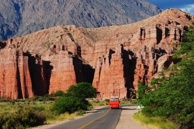 Feel the colors of quebrada de las conchas, stand inside the devil’s throat, and taste local wines in cafayate. includes pickup, wine tasting, and local guide.