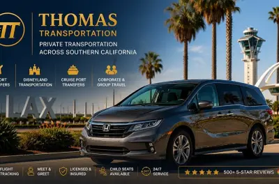 Privater Transfer vom LAX zu Hotels in Los Angeles und Disneyland