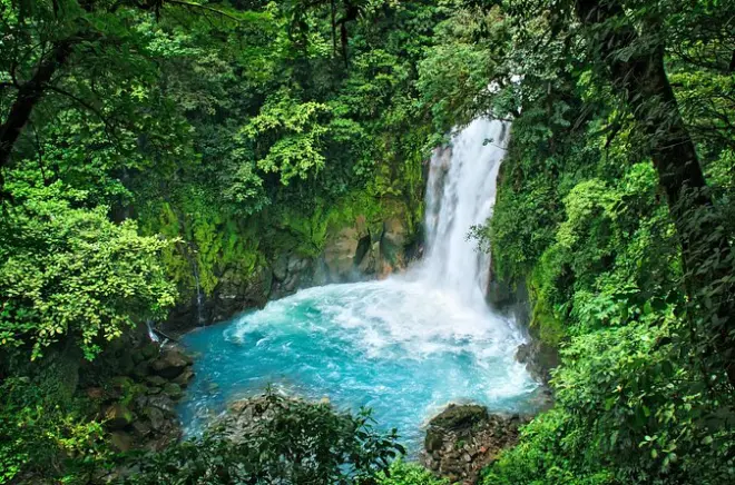 Rio Celeste Waterfall & Tenorio Volcano ticket: Turquoise river