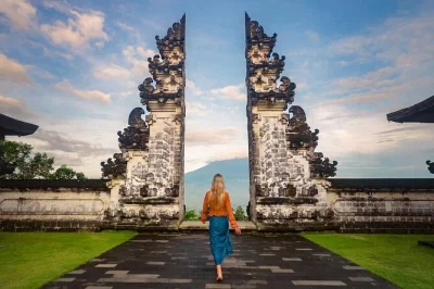 Visit bali’s lempuyang temple gate of heaven, stroll tirta gangga water palace, and relax at virgin beach. book now for private transport and local guide.