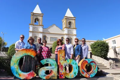 Wake up to cabo’s sea air, glide by el arco in a clear boat, taste tequila and chocolate, and wander san jose’s historic streets. small group, pickup included.