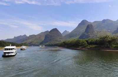 Rio Li de Yangshuo a Yangdi com carro e motorista particular