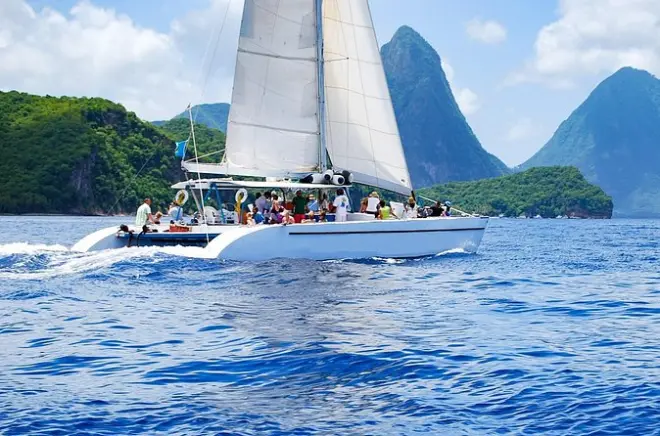 St. Lucia North Island tour: Land and sea with Pitons