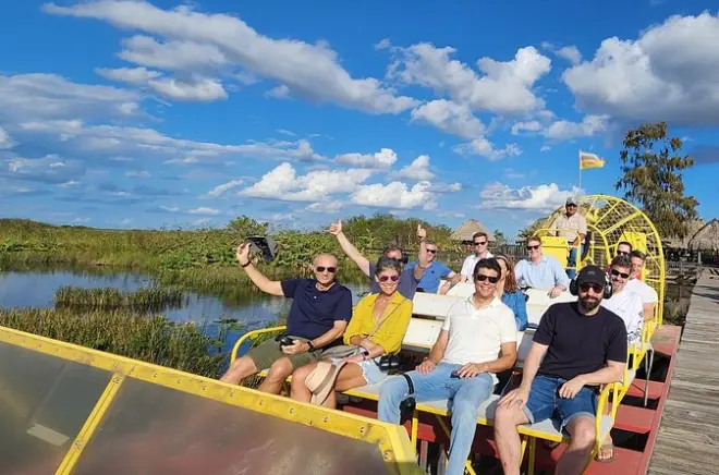 Balade en hydroglisseur aux Everglades avec guide naturaliste