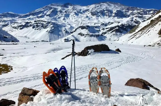 Cajon del Maipo Schneeschuhwandern ab Santiago: Anden-Trekking