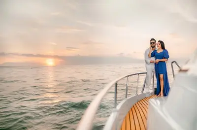 Coucher de soleil à Mirissa en bateau rapide de luxe avec transfert