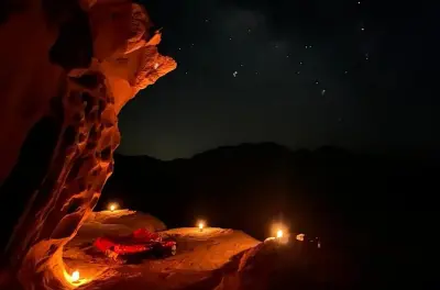 Wadi Rum en jeep avec repas traditionnels et observation des étoiles