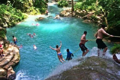 Feel the rush of dunn’s river falls, swim at blue hole, and meet locals on this ocho rios private tour with pickup from your hotel or cruise port.