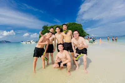 Mare separato e 4 isole da Krabi: Cammina sulla lingua di sabbia