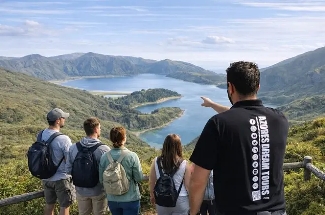 Sete Cidades et lagoa do Fogo : Vues sur les lacs volcaniques